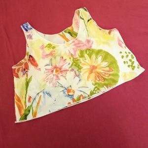 Floral crop top